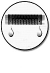 Polidrip standard csepegtet� cs� egy csepegtet� testje